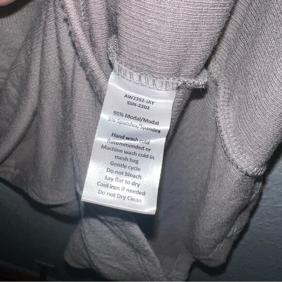 ATM Womens Stretch Short Sleeve Modal Ribbed Midi Dress Size Small - Picture 4 of 7